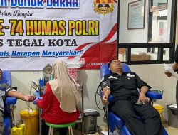 Polres Tegal Kota Siap Bantu Ketersediaan Pasokan Darah PMI