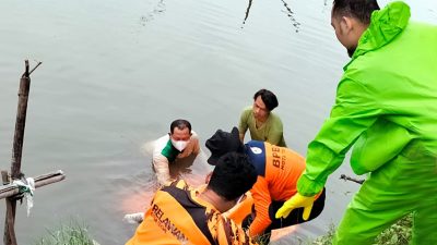 Pria Tewas Mengapung di Kali Kemiri Tegal