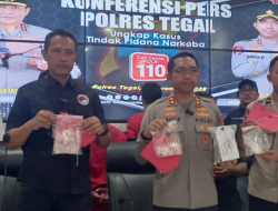 Satresnarkoba Polres Tegal Tangkap Pengedar Sabu- Sabu di Wilayah Pantura