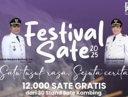 Gelar Festival Sate Tegal, Disporapar Bakal Siapkan 12.000 Tusuk Sate di 30 Stand