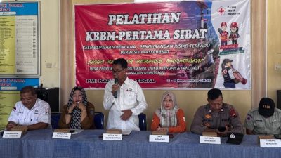 PMI Kabupaten Tegal Beri Pelatihan Kesiapsiagaan Bencana Bagi Calon Anggota Sibat Margasari