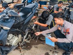 Jelang Giat Nataru, Seluruh Kendaraan Operasional Polres Tegal Kota Diperiksa