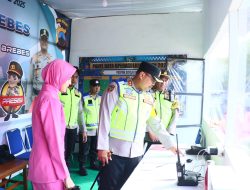 Pantau Arus Mudik Nataru, Ini Pesan Kapolres Brebes Kepada Personelnya
