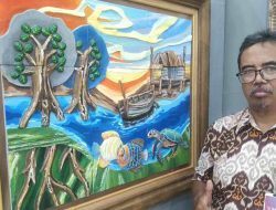 Langka, Lukisan Dekoratif Naif Realis Karya Pramono Slawi, Dijual Rp3 Juta