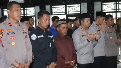 Polres Tegal Gelar Shalat Ghaib Untuk Korban Bencana Alam Sumatera