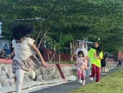 Lapangan Watu Jaran Laren Jadi Pilihan Warga Bumiayu untuk Olahraga Pagi