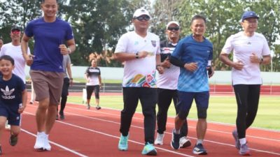 Bupati Tegal H Ischak Akan Resmikan Running Track dan Jogging Track GOR Trisanja Slawi