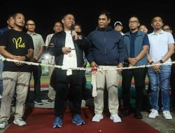 Bupati Tegal H Ischak Resmikan Running Track GOR Trisanja Slawi
