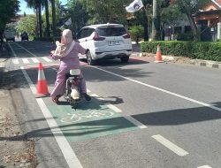 Jalan Gajah Mada Hingga Ir Juanda Dilengkapi Jalur Sepeda