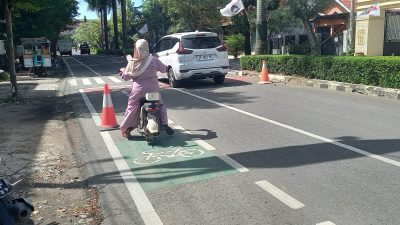 Jalan Gajah Mada Hingga Ir Juanda Dilengkapi Jalur Sepeda