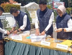Kejaksaan Negeri Kabupaten Tegal Musnahkan Barang Bukti 37 Perkara Tindak Pidana