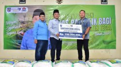 Pemkab Tegal Salurkan Bantuan Beras Paceklik Untuk 1.333 Nelayan Pantura