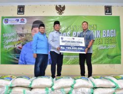 Pemkab Tegal Salurkan Bantuan Beras Paceklik Untuk 1.333 Nelayan Pantura