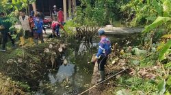 Kerja Bakti Massal Tangani Genangan Air di Krandon Tegal