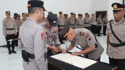 AKP Eko Darmojo dan AKP Sakmadi Jabat Kapolsek Lebaksiu dan Pagerbarang