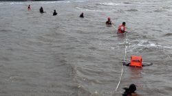 Wisatawan Tenggelam di Pantai Larangan dan Belum Ditemukan
