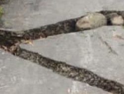 Jalan Sokasari Tegal Retak Parah, Akses Kendaraan Ditutup