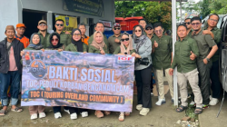 Komunitas TOC Serahkan Bantuan Peduli Korban Bencana Tanah Bergerak di Padasari