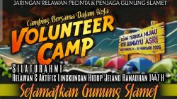 Relawan Akan Gelar Volunteer Camp di RTH Bumiayu, Fokus Selamatkan Gunung Slamet
