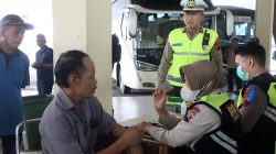 Operasi Keselamatan Candi 2026, Kesehatan Sopir Bus di Tegal Diperiksa